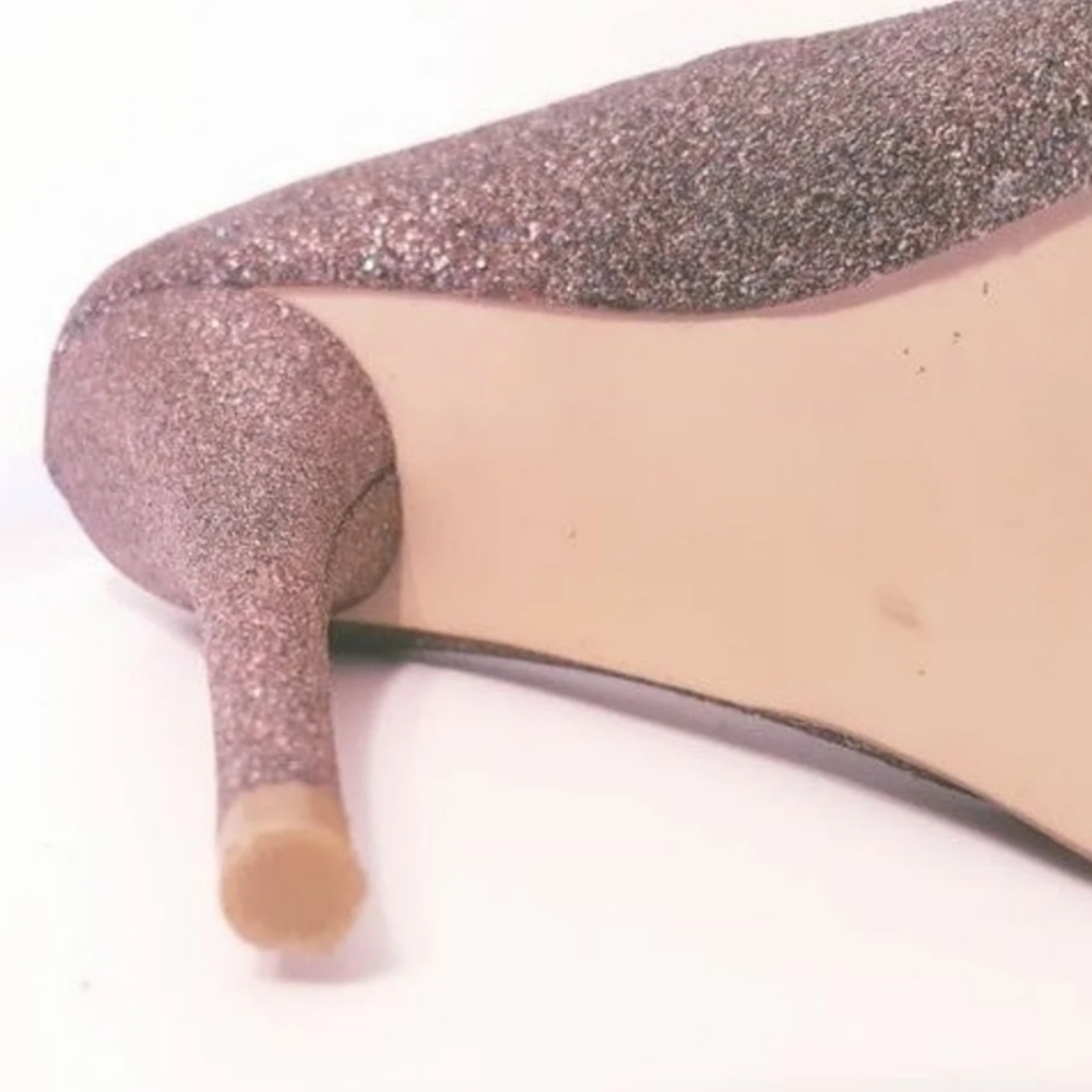 7.5 Vintage glitter Steve Madden Heels GUC! - Picture 5 of 7